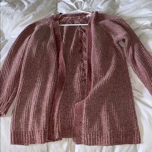 Pink cardigan